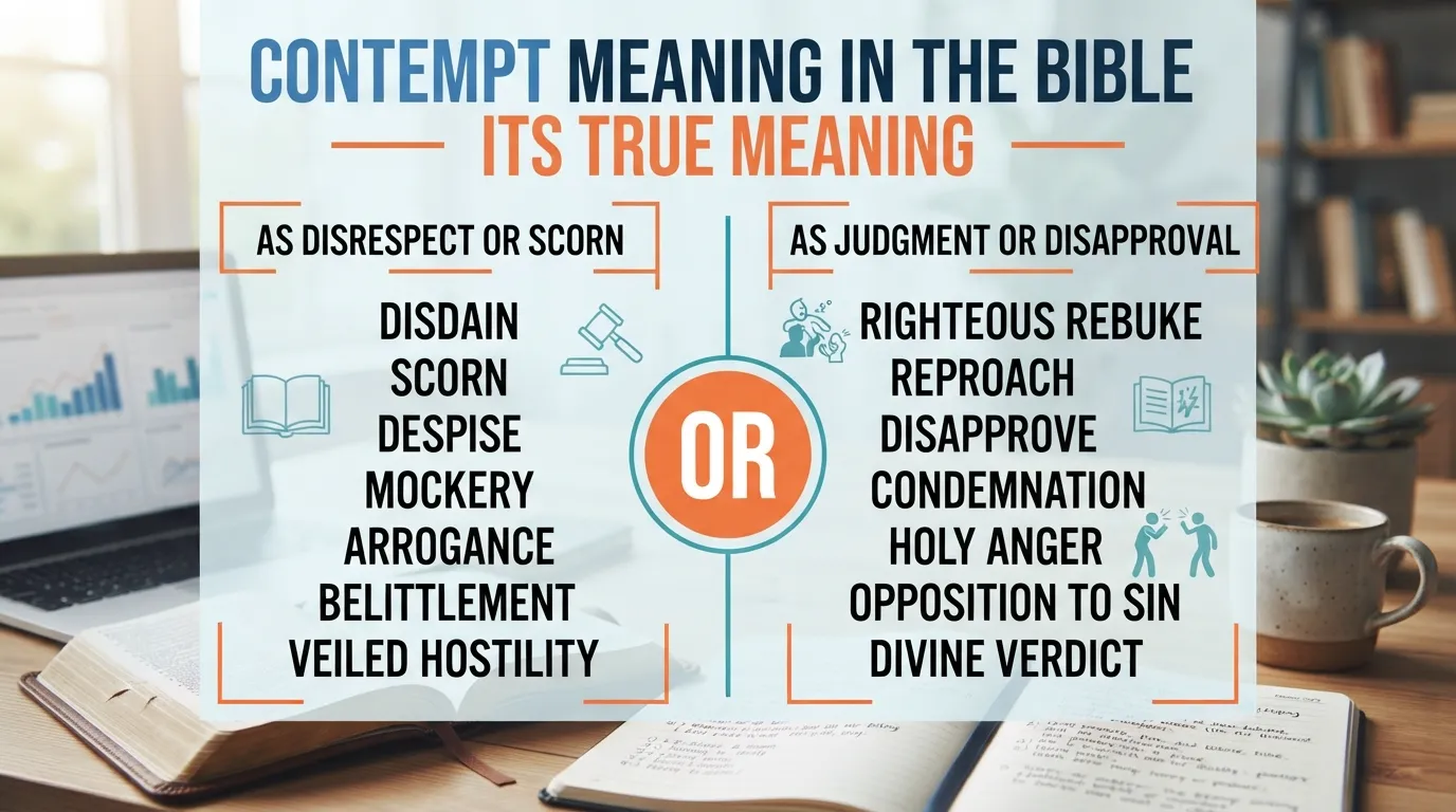 Contempt Meaning in the Bible
