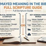 Dismayed Meaning in the Bible