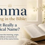 Emma Meaning in the Bible