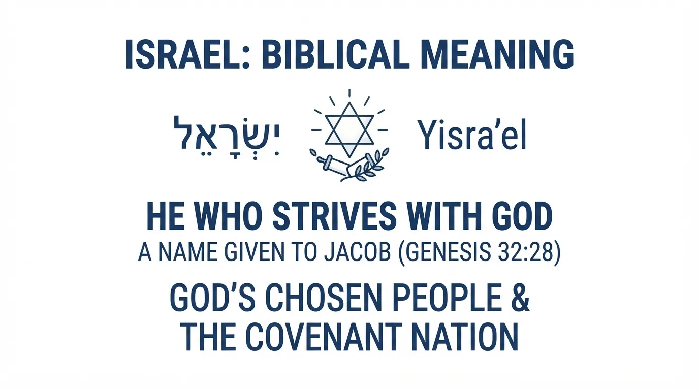 Israel Meaning in the Bible