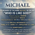 Michael Name Meaning in the Bible