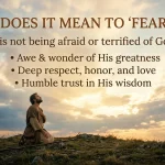 Biblical Meaning of Fearing God