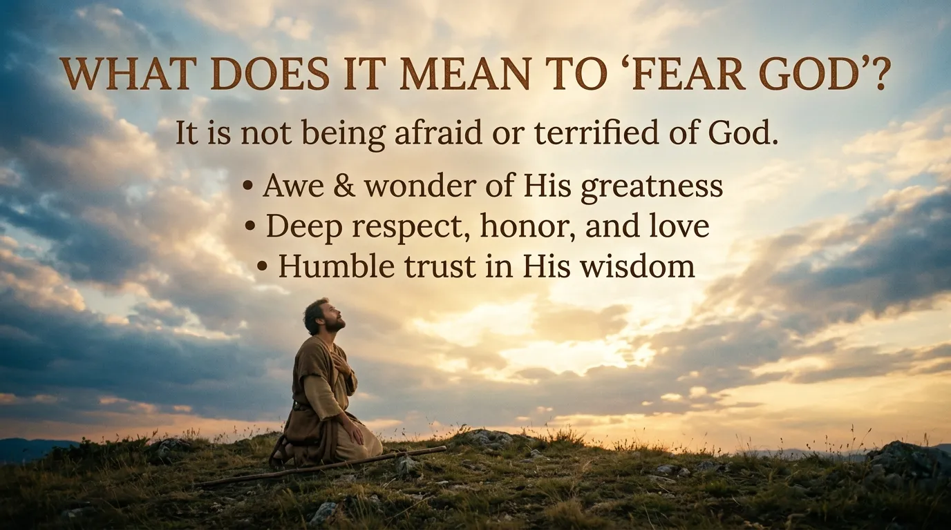 Biblical Meaning of Fearing God